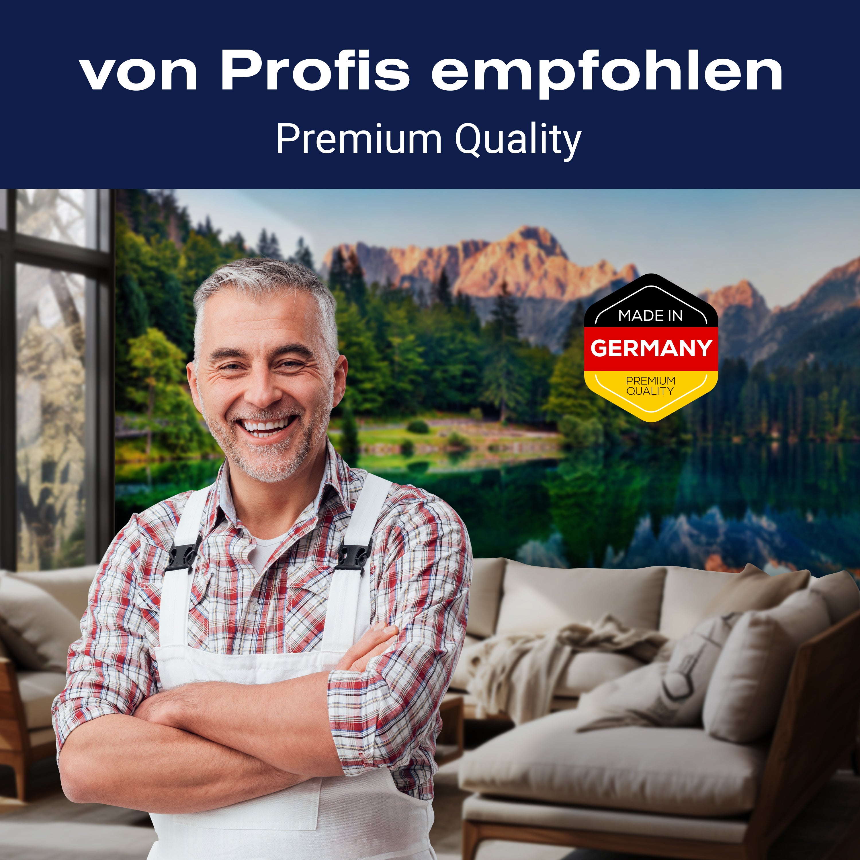 Fototapete Berge See Landschaft Wald M6842 - Bild 5 Fototapete Berge See Landschaft Wald M6842 - Bild 5