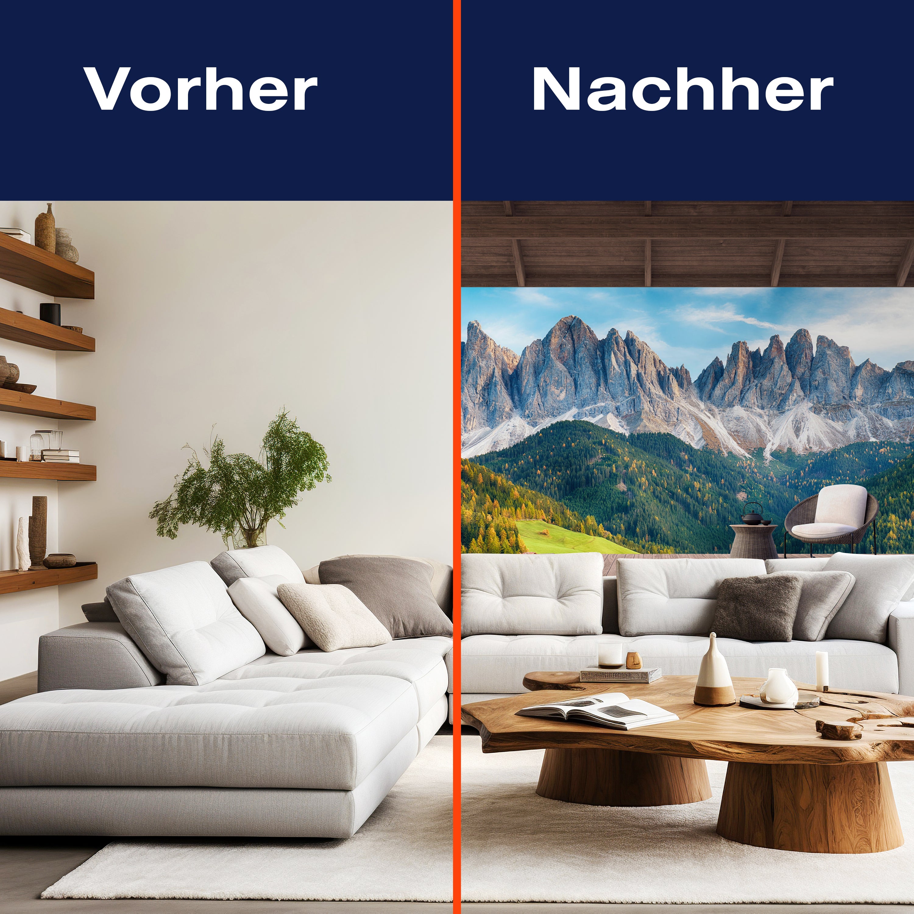 Fototapete Ausblick Terrasse Berge Landschaft M6846 - Bild 9 Fototapete Ausblick Terrasse Berge Landschaft M6846 - Bild 9