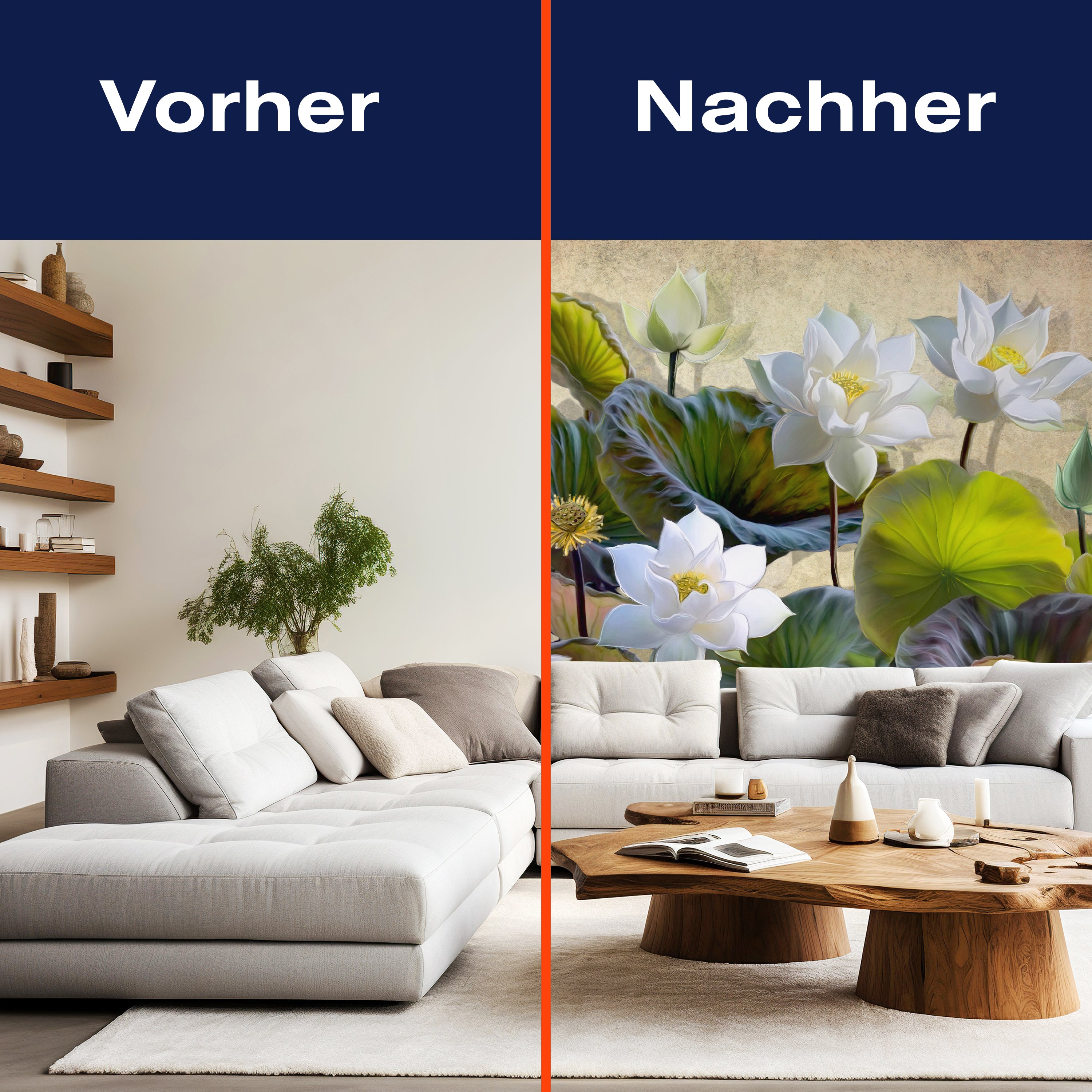 Fototapete Malerei Blüten Natur Blätter M6851 - Bild 9 Fototapete Malerei Blüten Natur Blätter M6851 - Bild 9