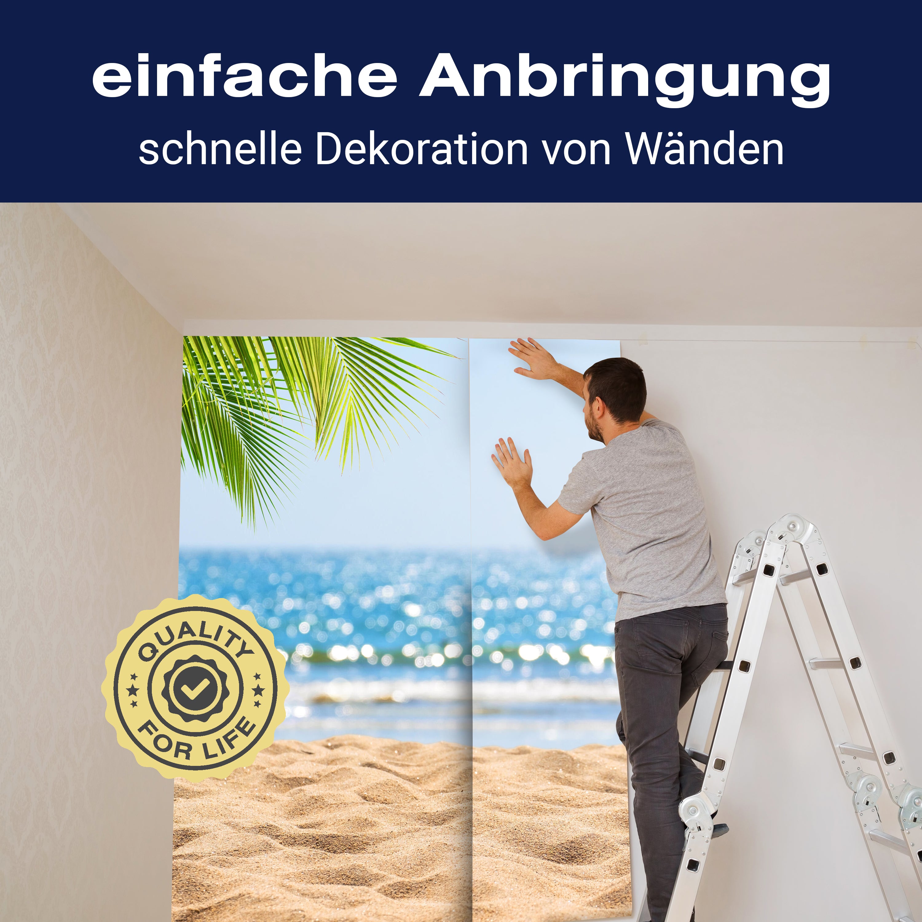 Fototapete Strand Palmen Meer M6866 - Bild 3 Fototapete Strand Palmen Meer M6866 - Bild 3