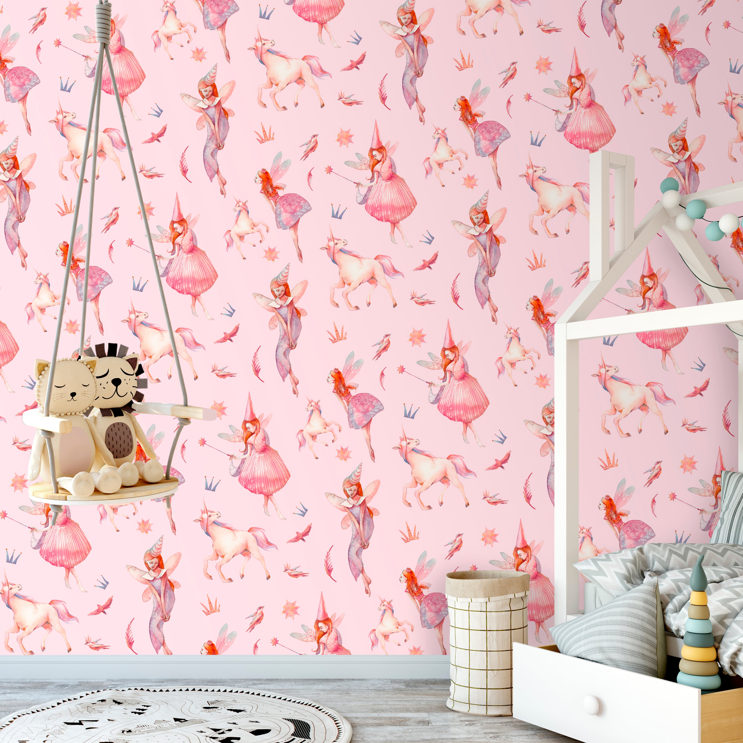 Fototapete Feen und Einhörner M6895 - Bild 1 Fototapete Feen und Einhörner M6895 - Bild 1