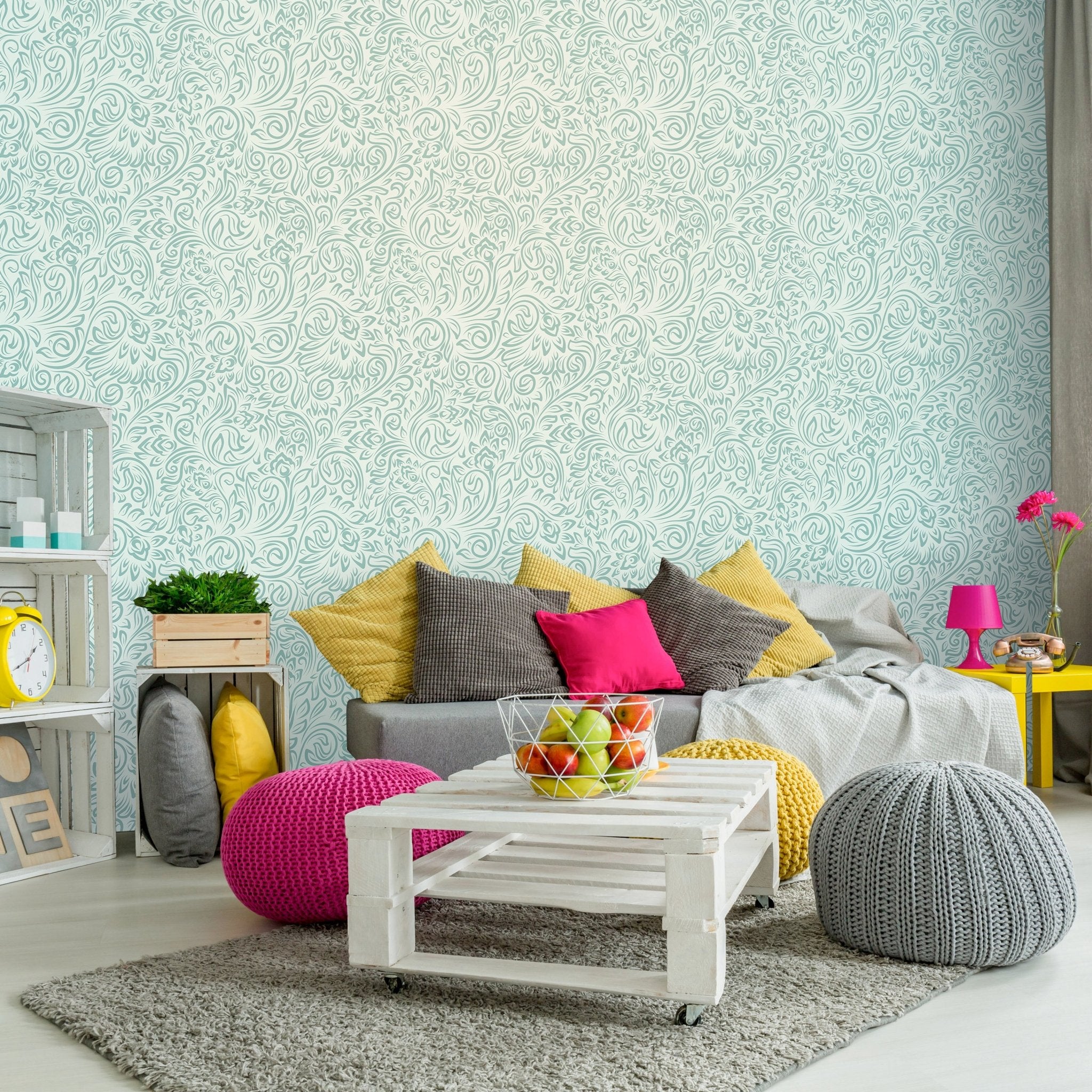 Fototapete Ornamente Pastell Verlauf M6925 - Bild 1 Fototapete Ornamente Pastell Verlauf M6925 - Bild 1