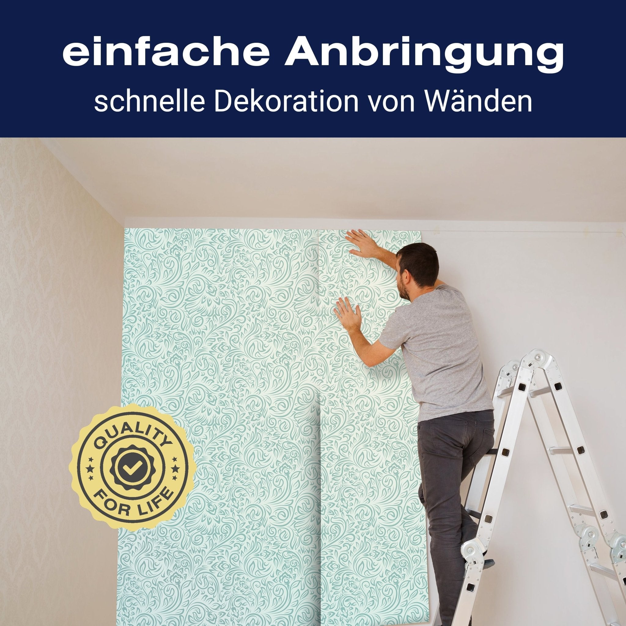 Fototapete Ornamente Pastell Verlauf M6925 - Bild 3 Fototapete Ornamente Pastell Verlauf M6925 - Bild 3
