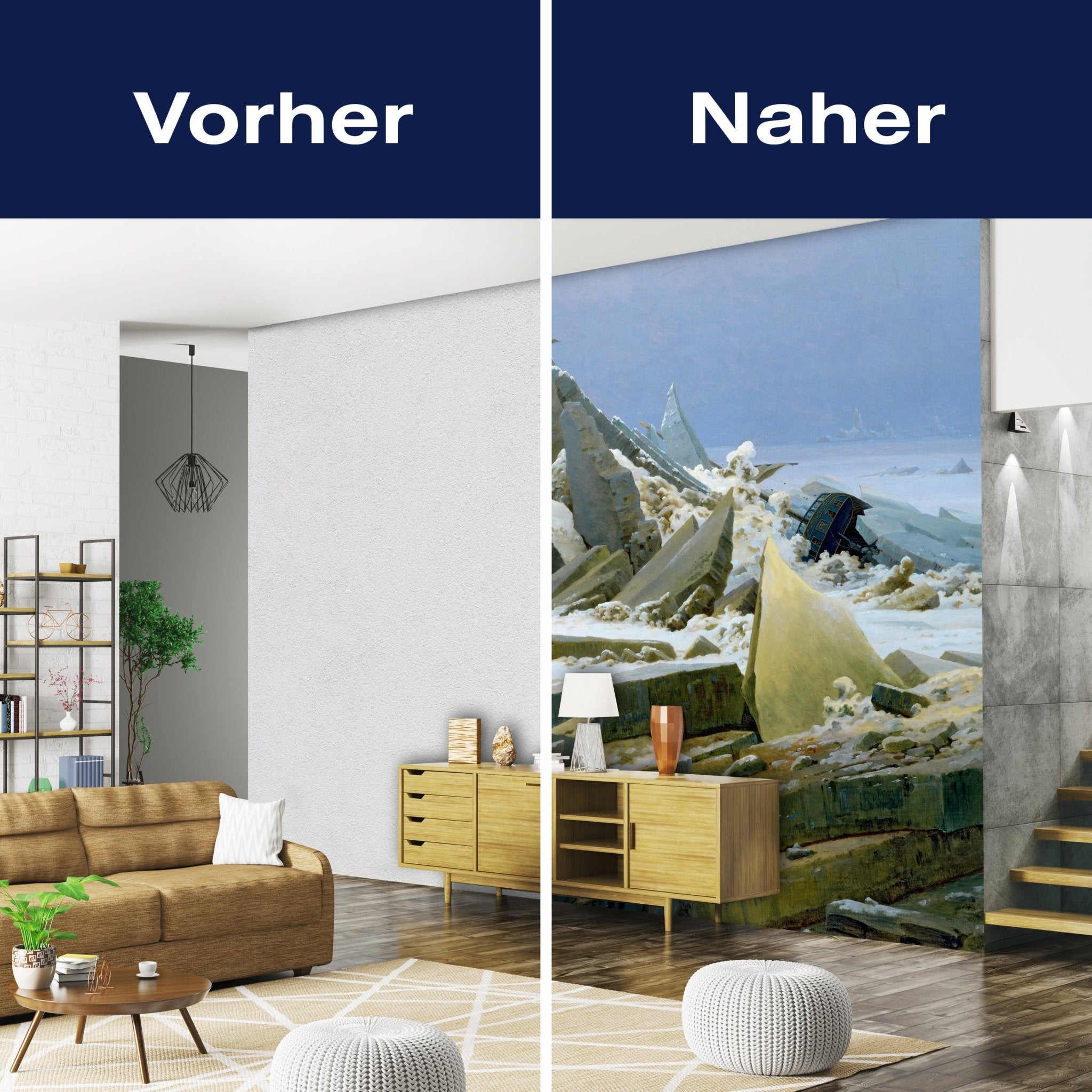 Fototapete Das Eismeer von Caspar Friedrich M6938 - Bild 9 Fototapete Das Eismeer von Caspar Friedrich M6938 - Bild 9