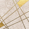 Hexagon-Fototapete Abstrakte goldene Linien M0009 Hexagon-Fototapete Abstrakte goldene Linien M0009