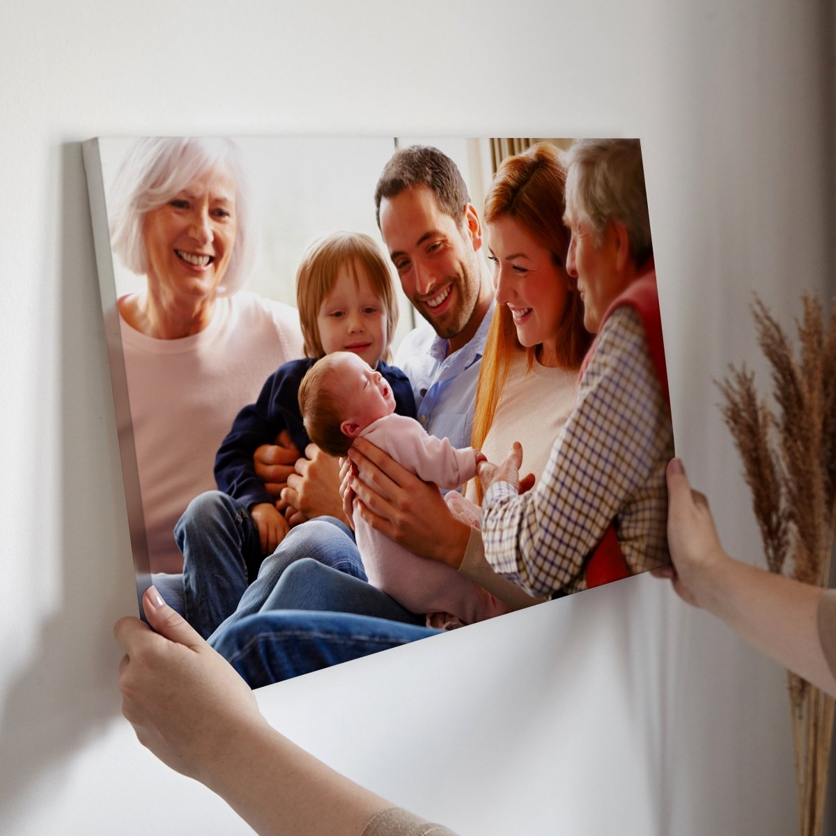 Dein Lieblings-Familienmoment auf Leinwand Dein Lieblings-Familienmoment auf Leinwand