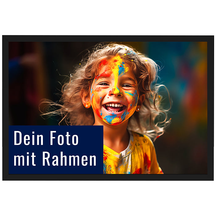 Dein Foto als Poster mit Rahmen Dein Foto als Poster mit Rahmen