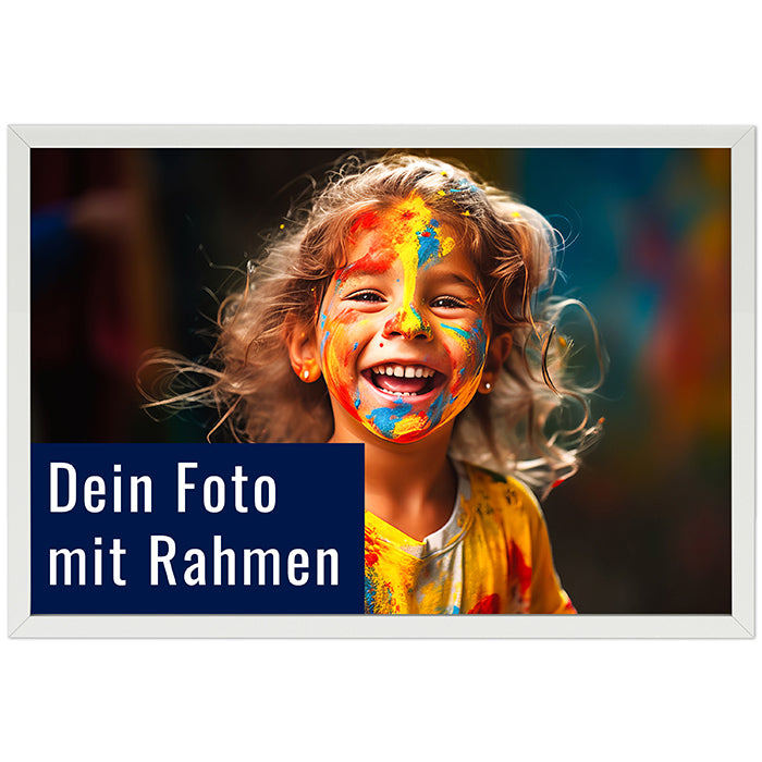 Dein Foto als Poster mit Rahmen