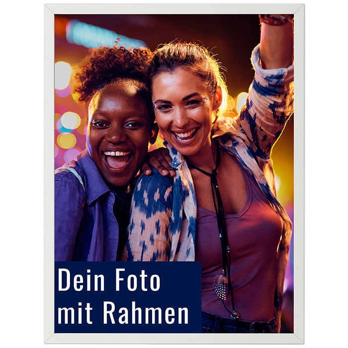 Dein Foto als Poster mit Rahmen