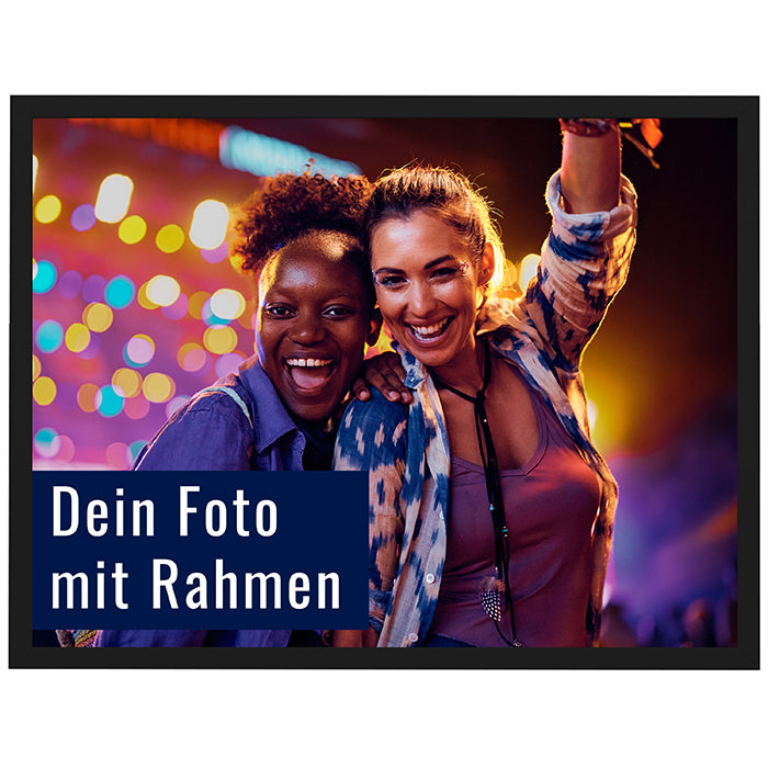 Dein Foto als Poster mit Rahmen - Perfekte Geschenkidee - Bild 1