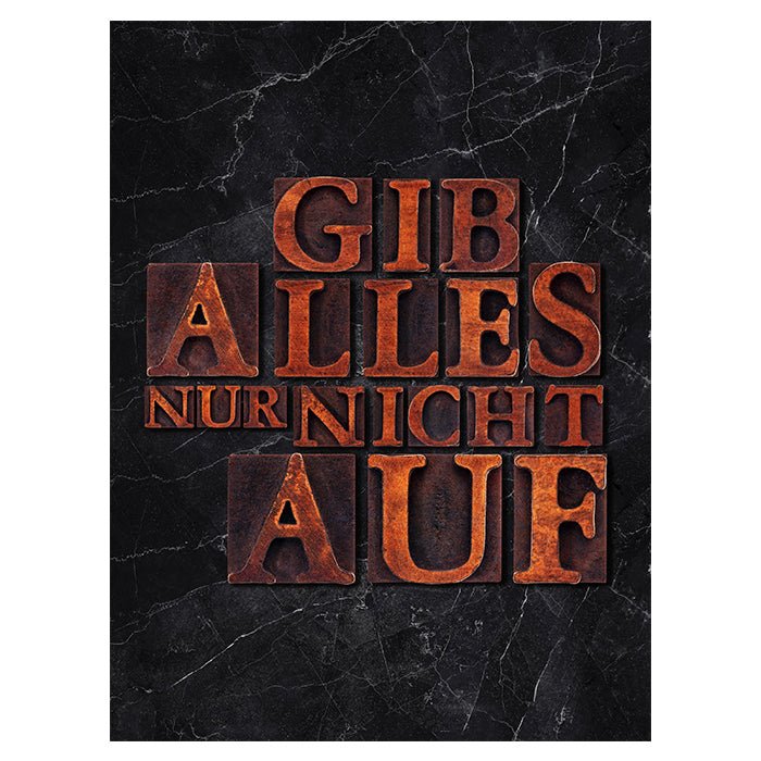 Acrylbild Acrylbild Motivation, Hochformat, Spruch M0003 M0003 - Bild 1 Acrylbild Acrylbild Motivation, Hochformat, Spruch M0003 M0003 - Bild 1