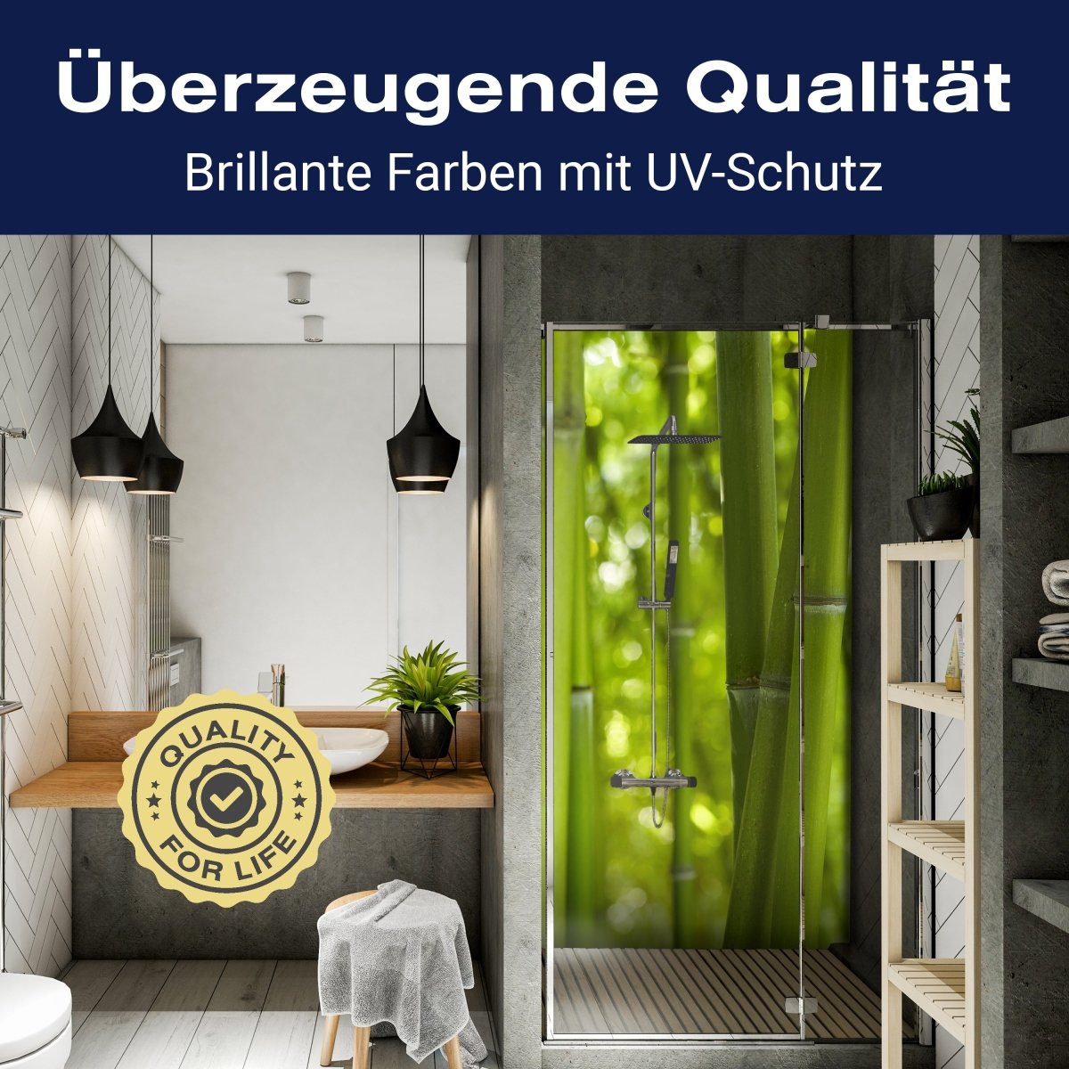 Duschwand Bambus M0003 entdecken - Bild 2 Duschwand Bambus M0003 entdecken - Bild 2