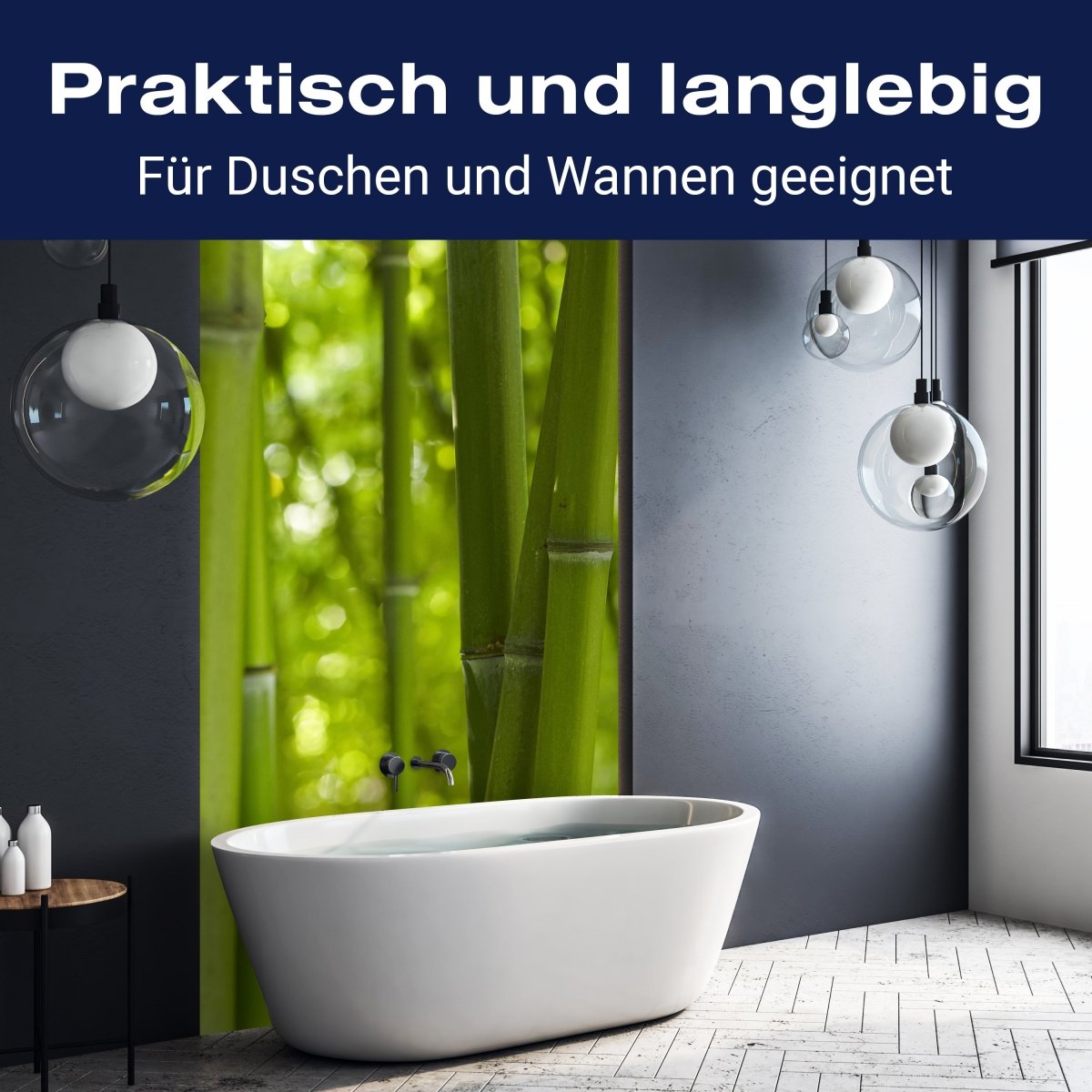 Duschwand Bambus M0003 entdecken - Bild 3 Duschwand Bambus M0003 entdecken - Bild 3