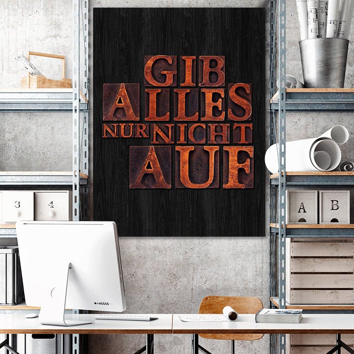 Acrylbild Acrylbild Motivation, Hochformat, Spruch M0004 M0004 - Bild 3 Acrylbild Acrylbild Motivation, Hochformat, Spruch M0004 M0004 - Bild 3