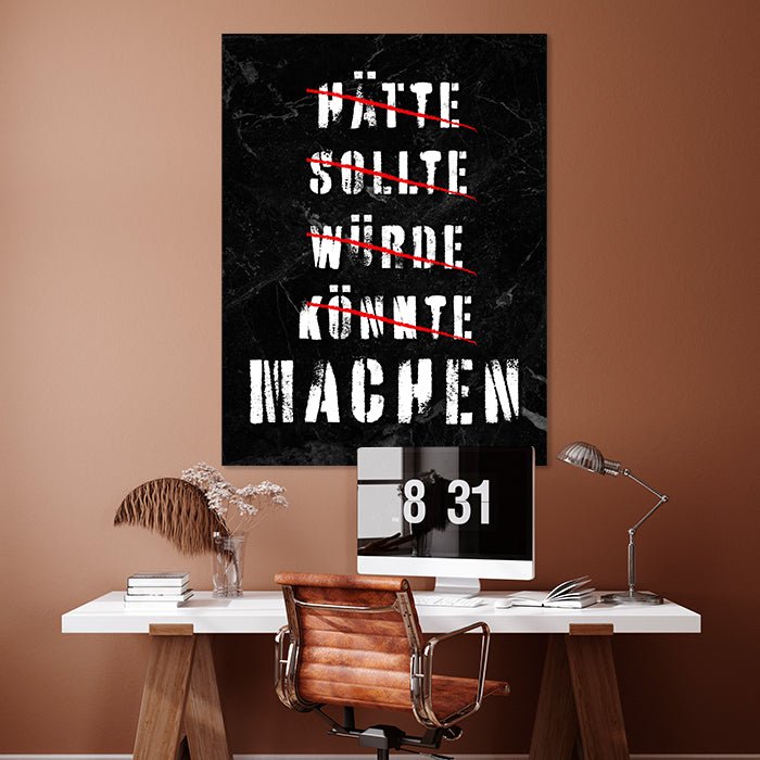 Acrylbild Acrylbild Motivation, Hochformat, Spruch M0005 M0005 - Bild 2