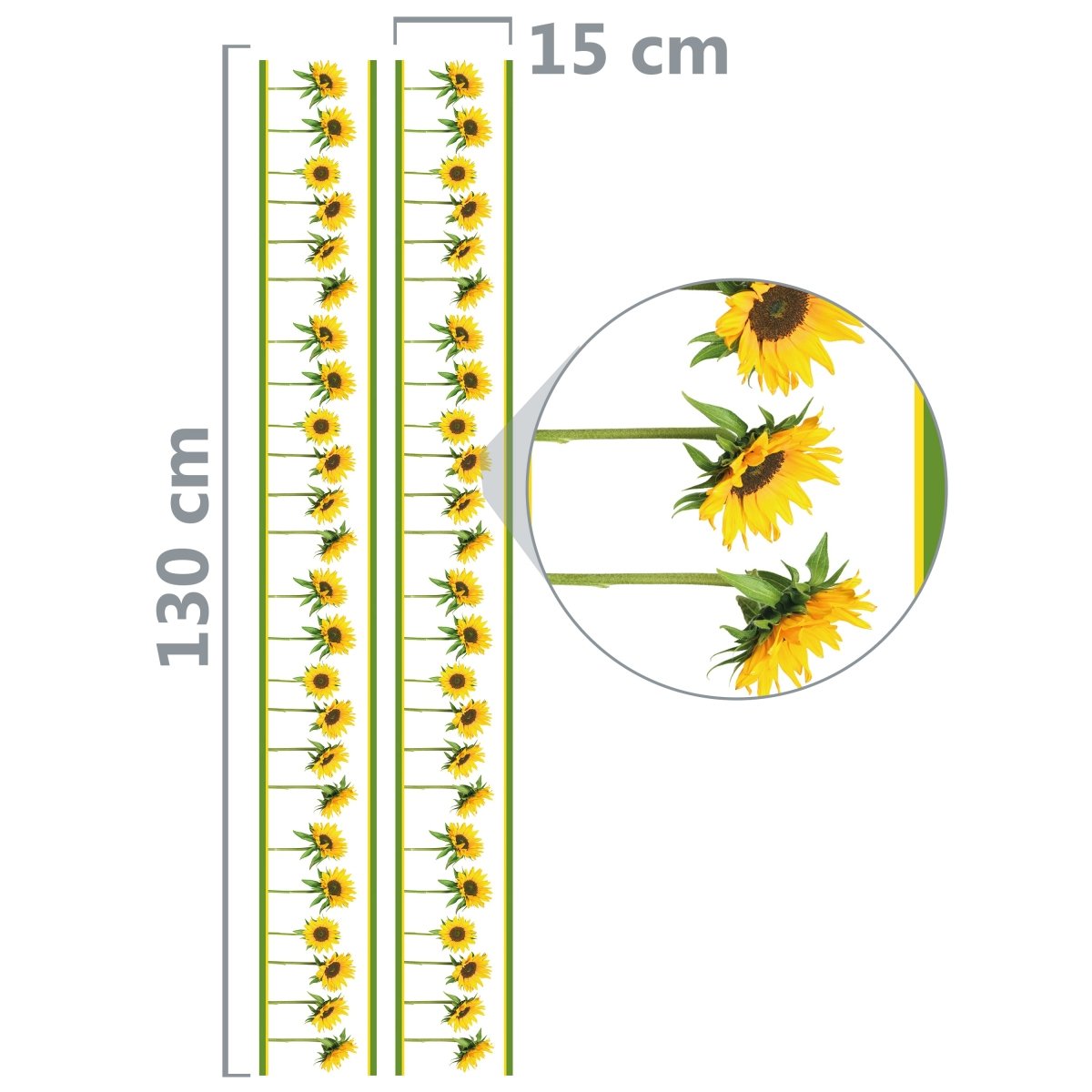 Bordüre Sonnenblumen M0005 entdecken - Bild 5