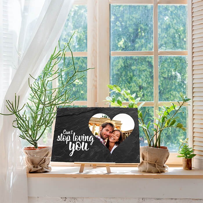 Foto auf Schiefer mit Spruch M0005 - Bild 5 Foto auf Schiefer mit Spruch M0005 - Bild 5