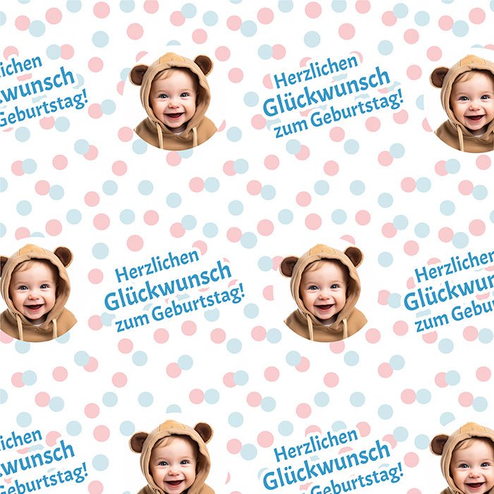 Geschenkpapier Punkte, Foto M0006 Geschenkpapier Punkte, Foto M0006