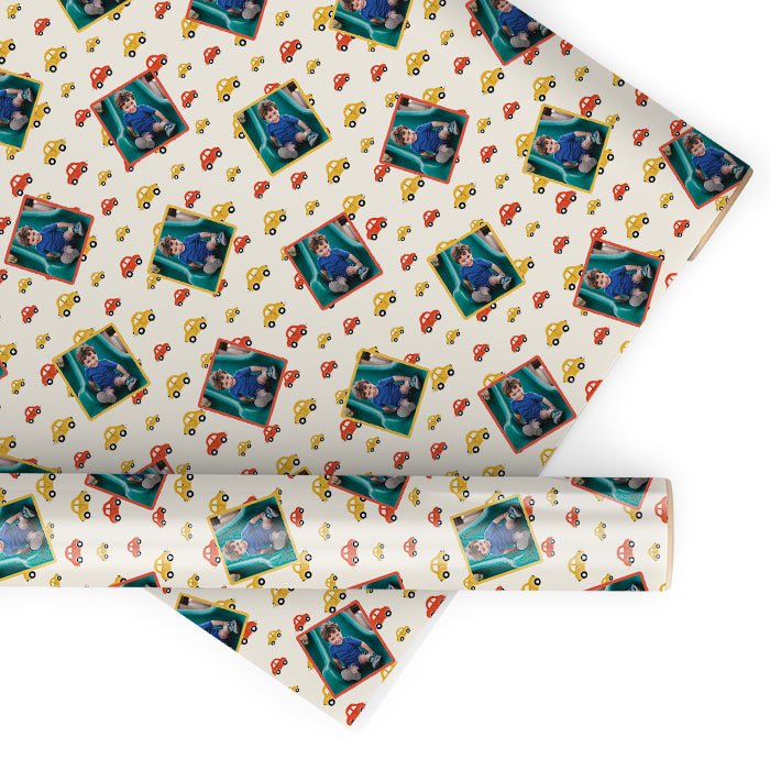 Geschenkpapier personalisiert Geschenkpapier Autos Baby - Bild 1 Geschenkpapier personalisiert Geschenkpapier Autos Baby - Bild 1