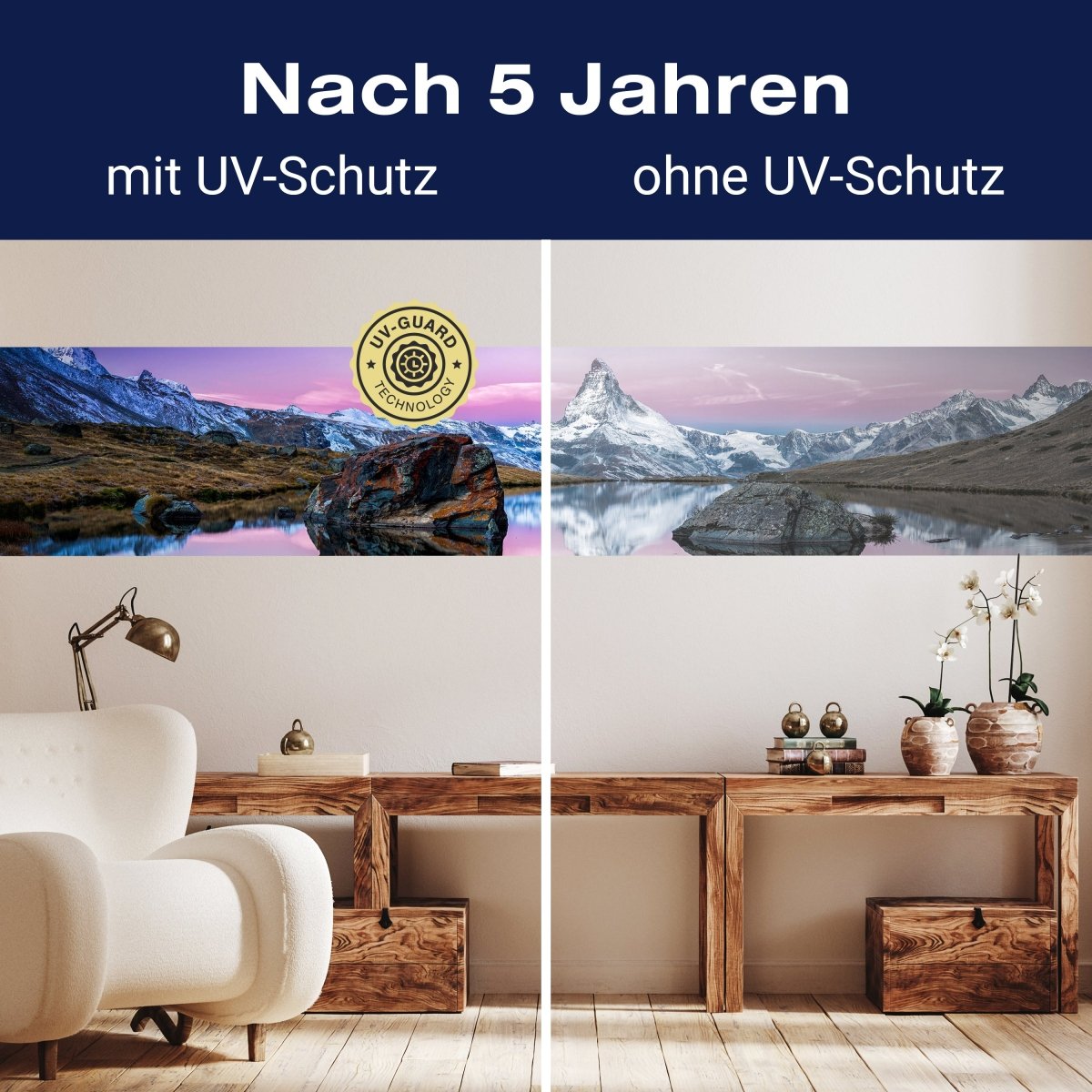 Panorama-Fototapete See am Berg, Sonnenuntergang M0007 - Bild 9 Panorama-Fototapete See am Berg, Sonnenuntergang M0007 - Bild 9