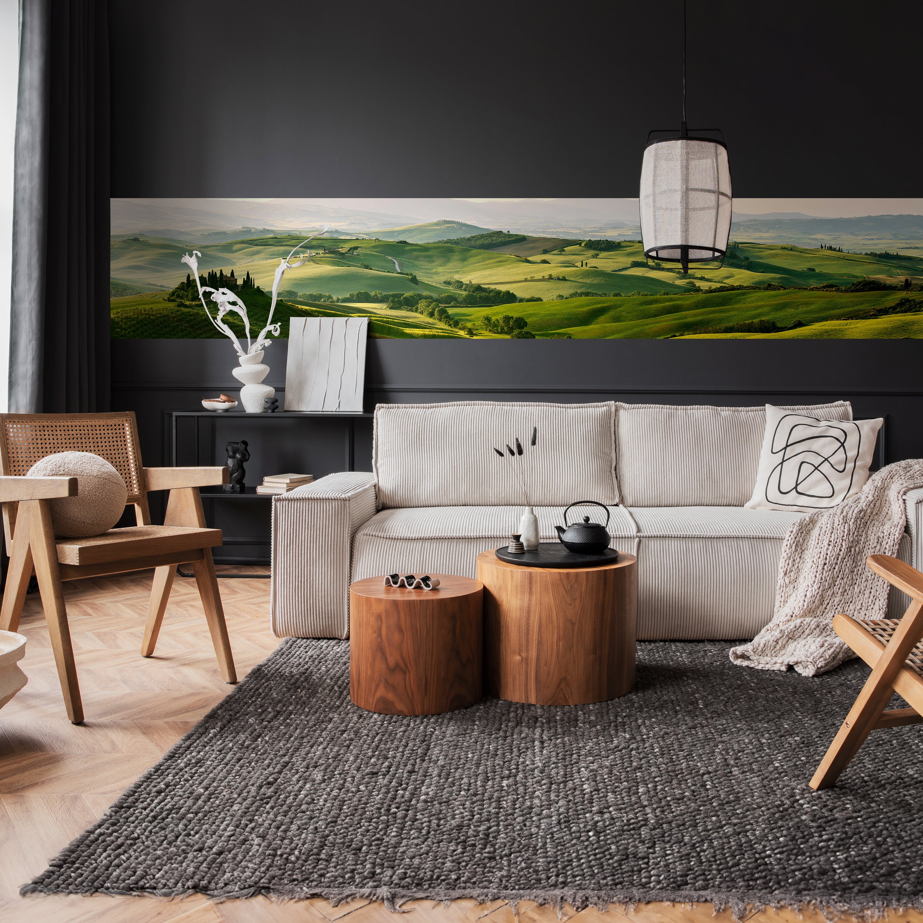 Panorama-Fototapete Grüne Hügel, Landschaft M0008 - Bild 2 Panorama-Fototapete Grüne Hügel, Landschaft M0008 - Bild 2