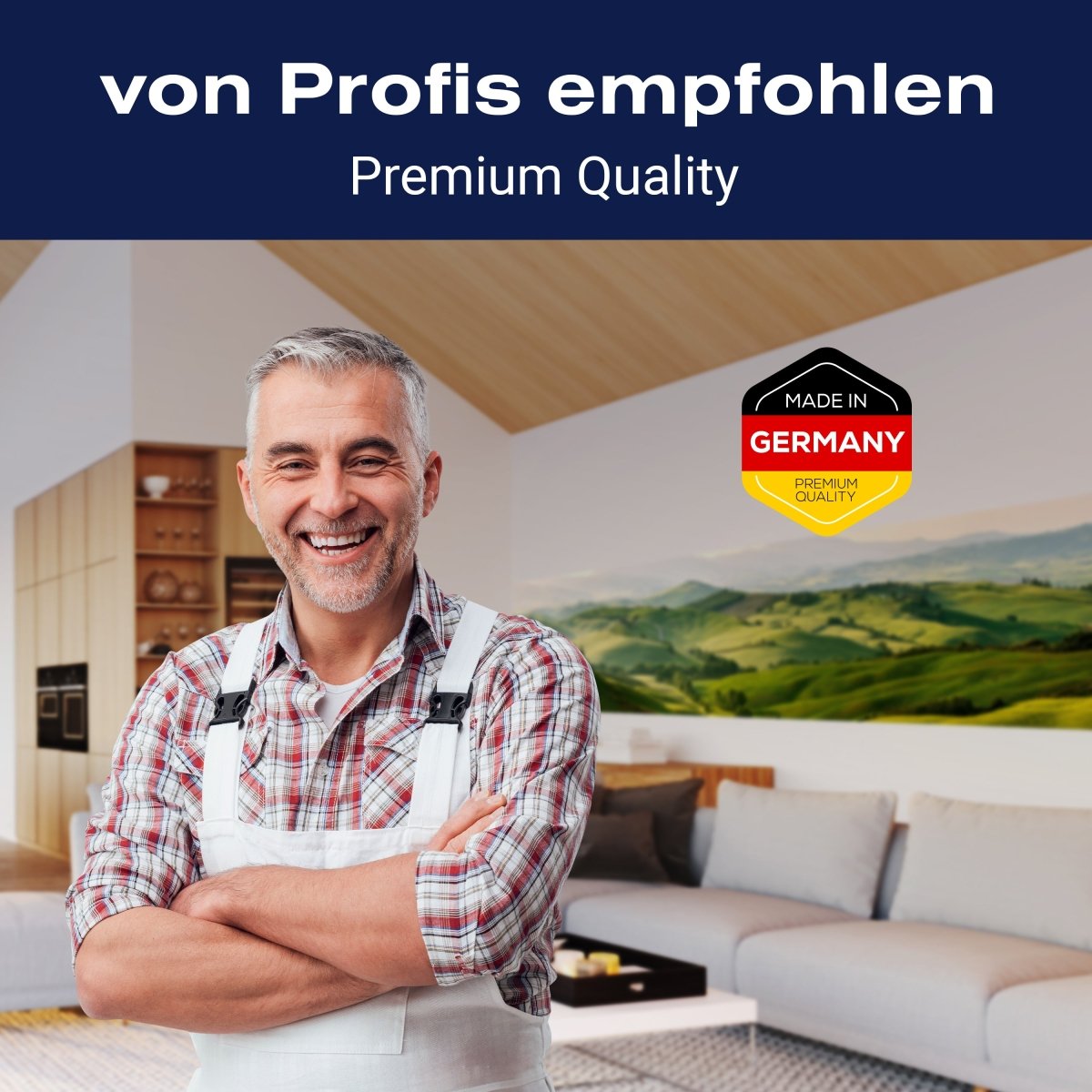 Panorama-Fototapete Grüne Hügel, Landschaft M0008 - Bild 5 Panorama-Fototapete Grüne Hügel, Landschaft M0008 - Bild 5