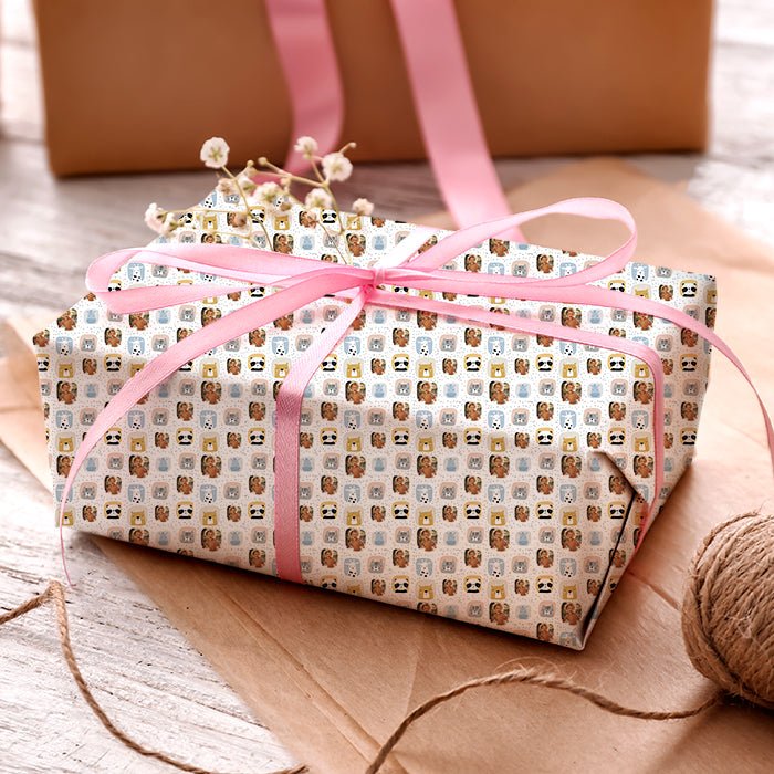 Geschenkpapier personalisiert Geschenkpapier Tiere Baby - Bild 3 Geschenkpapier personalisiert Geschenkpapier Tiere Baby - Bild 3