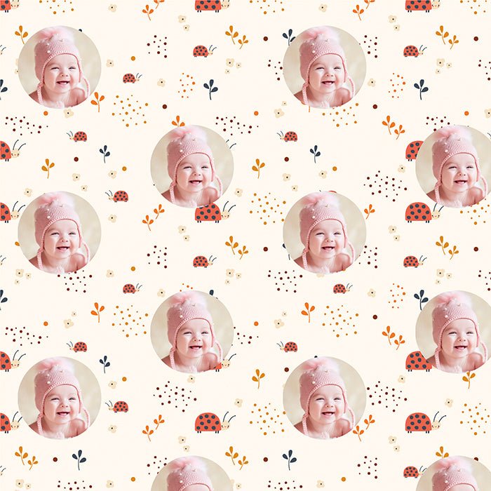 Geschenkpapier Marienkäfer, Foto M0010 Geschenkpapier Marienkäfer, Foto M0010