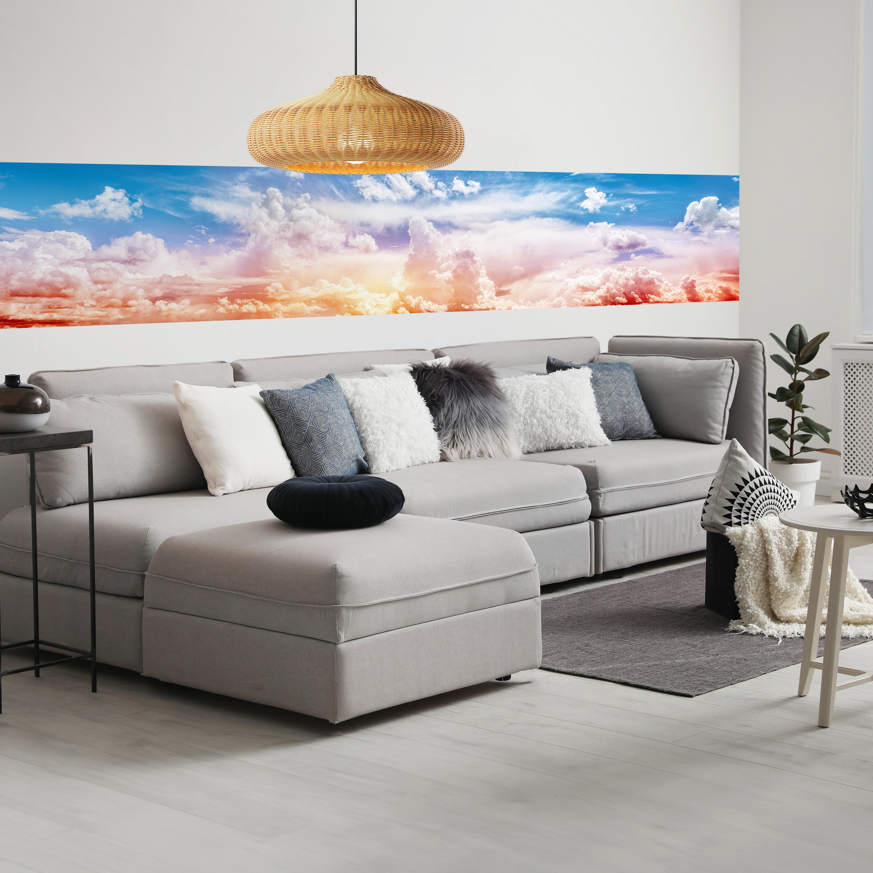 Panorama-Fototapete Sonnenaufgang, Himmel M0011 - Bild 1 Panorama-Fototapete Sonnenaufgang, Himmel M0011 - Bild 1