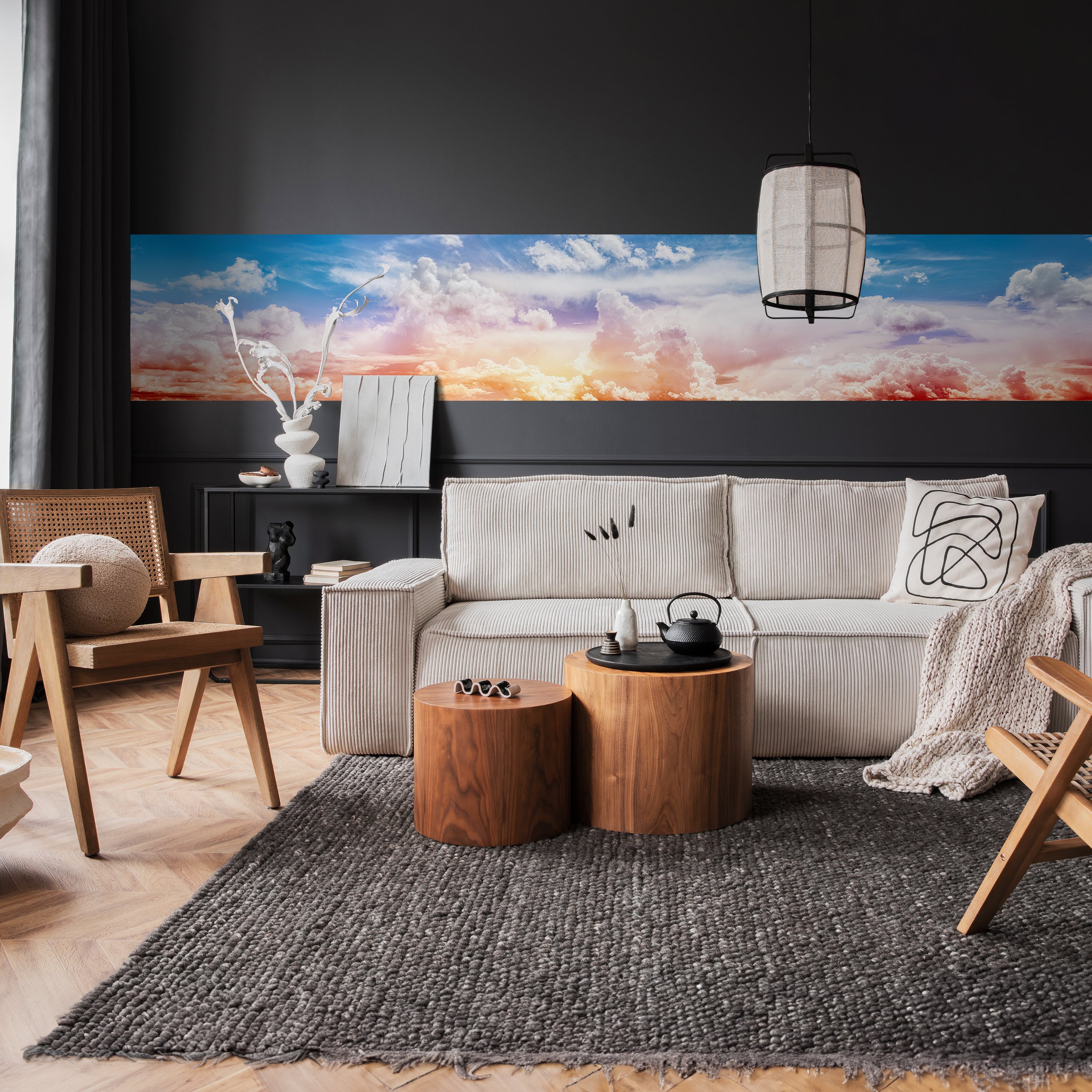 Panorama-Fototapete Sonnenaufgang, Himmel M0011 - Bild 2 Panorama-Fototapete Sonnenaufgang, Himmel M0011 - Bild 2