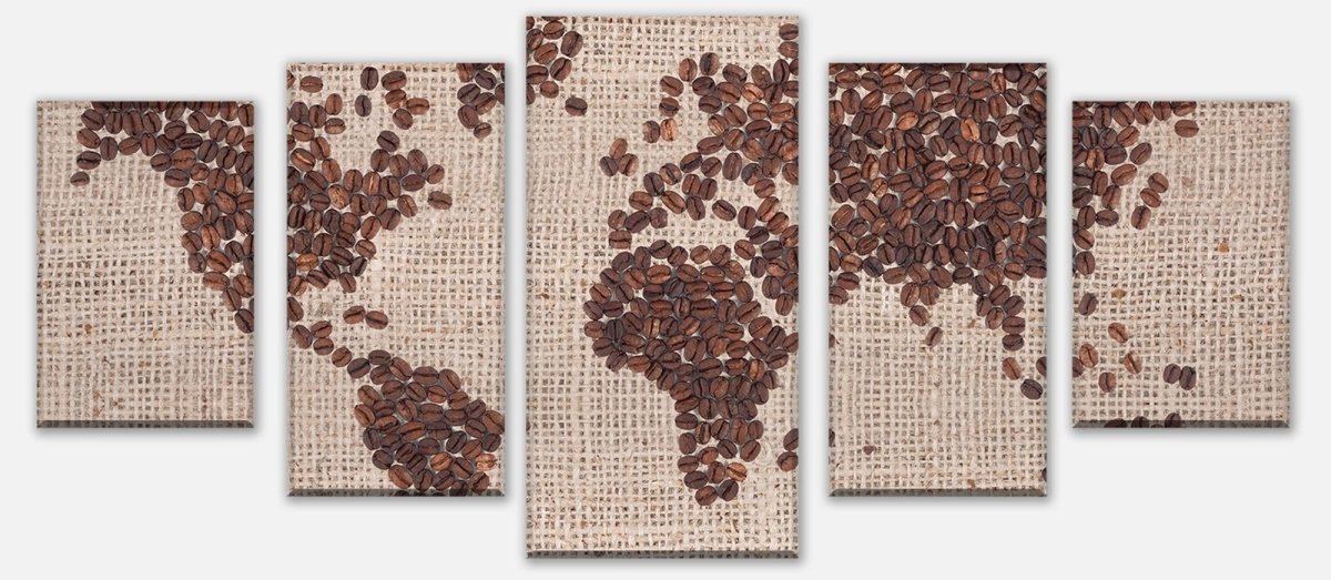 Leinwandbild Mehrteiler Weltkarte Kaffee M0012 entdecken - Bild 1 Leinwandbild Mehrteiler Weltkarte Kaffee M0012 entdecken - Bild 1