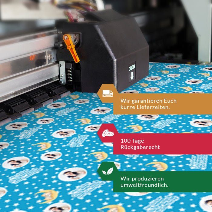 Geschenkpapier personalisiert Geschenkpapier Teddy Mond Baby - Bild 7 Geschenkpapier personalisiert Geschenkpapier Teddy Mond Baby - Bild 7