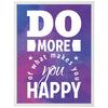Poster do more, happiness, Pastell M0015