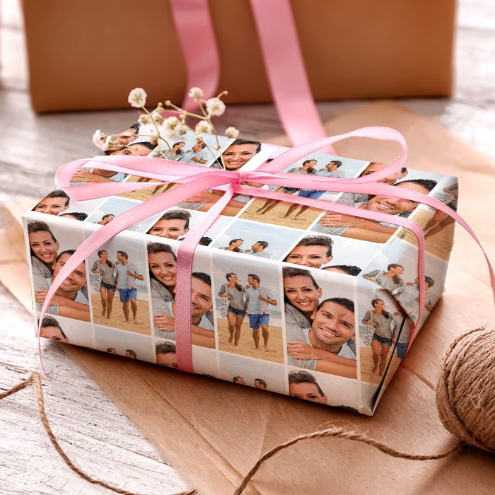 Geschenkpapier personalisiert Geschenkpapier Collage 2 Fotos Rechteck - Bild 3 Geschenkpapier personalisiert Geschenkpapier Collage 2 Fotos Rechteck - Bild 3