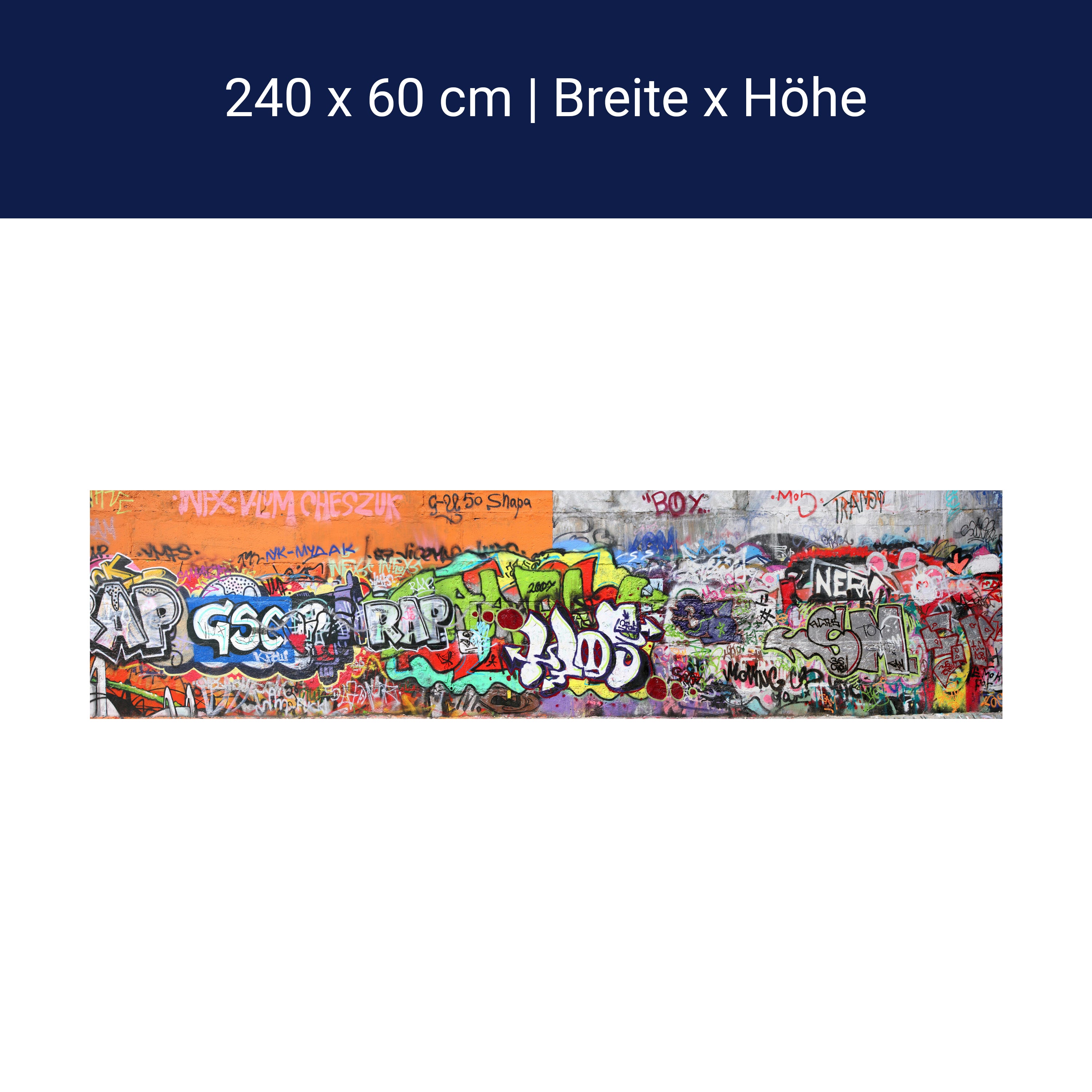 Küchenrückwand Graffiti 1 M0025