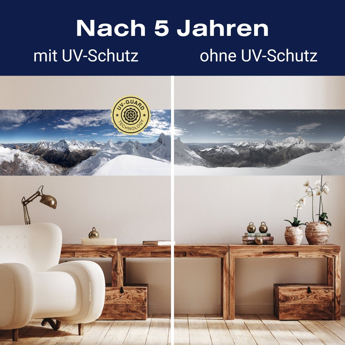 Panorama-Fototapete verschneite Berge M0027 - Bild 9 Panorama-Fototapete verschneite Berge M0027 - Bild 9