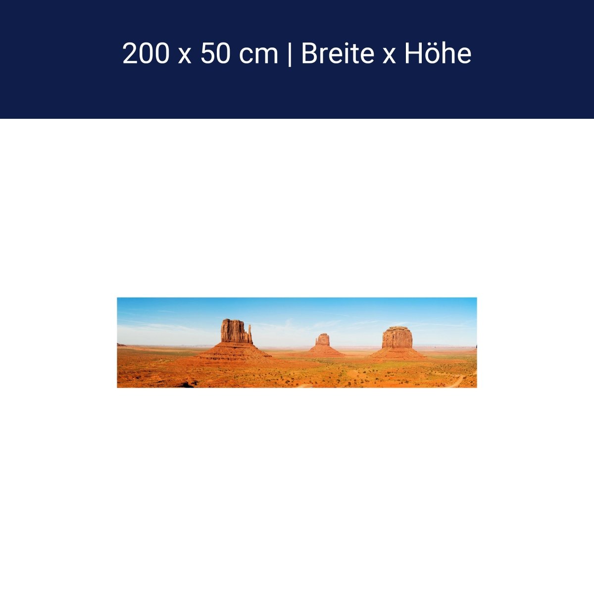 Panorama-Fototapete Monument Valley M0028 Panorama-Fototapete Monument Valley M0028