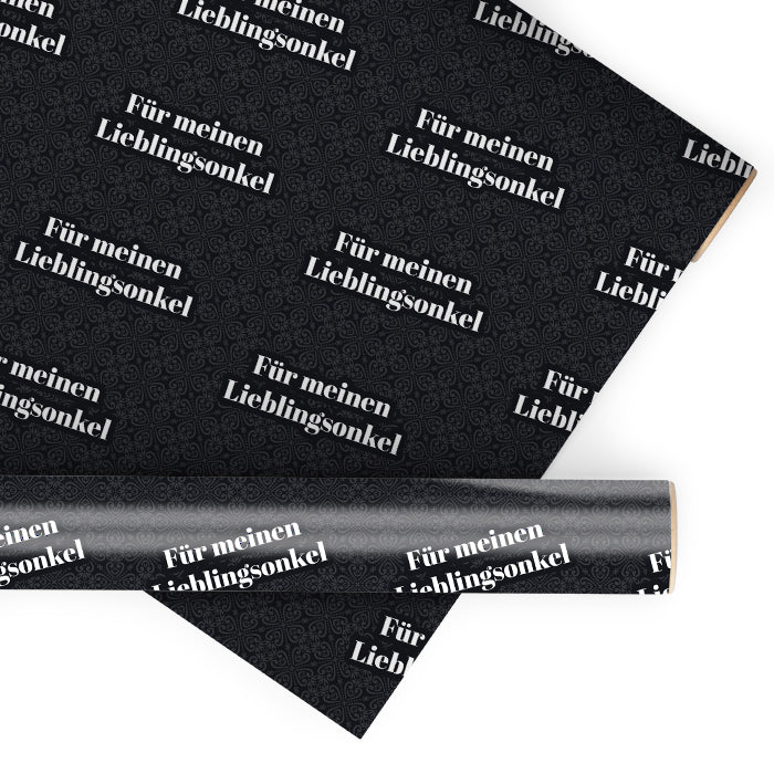 Geschenkpapier personalisiert Geschenkpapier Ornamente M0029 - Bild 1 Geschenkpapier personalisiert Geschenkpapier Ornamente M0029 - Bild 1