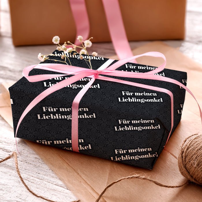 Geschenkpapier personalisiert Geschenkpapier Ornamente M0029 - Bild 3