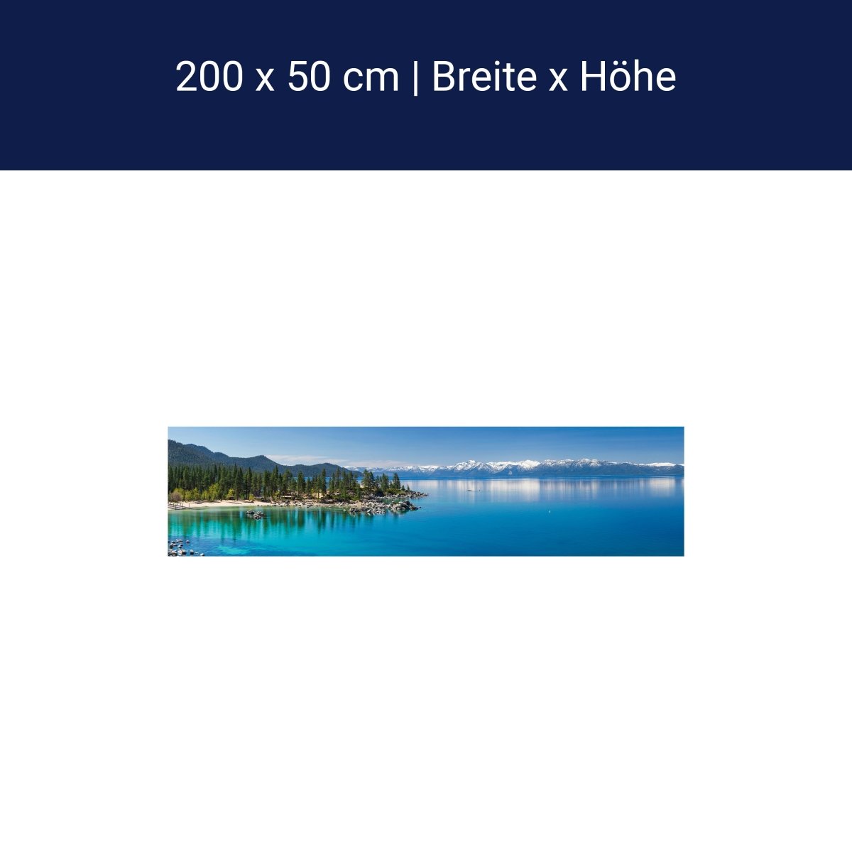 Panorama-Fototapete Lake Tahoe M0032 Panorama-Fototapete Lake Tahoe M0032
