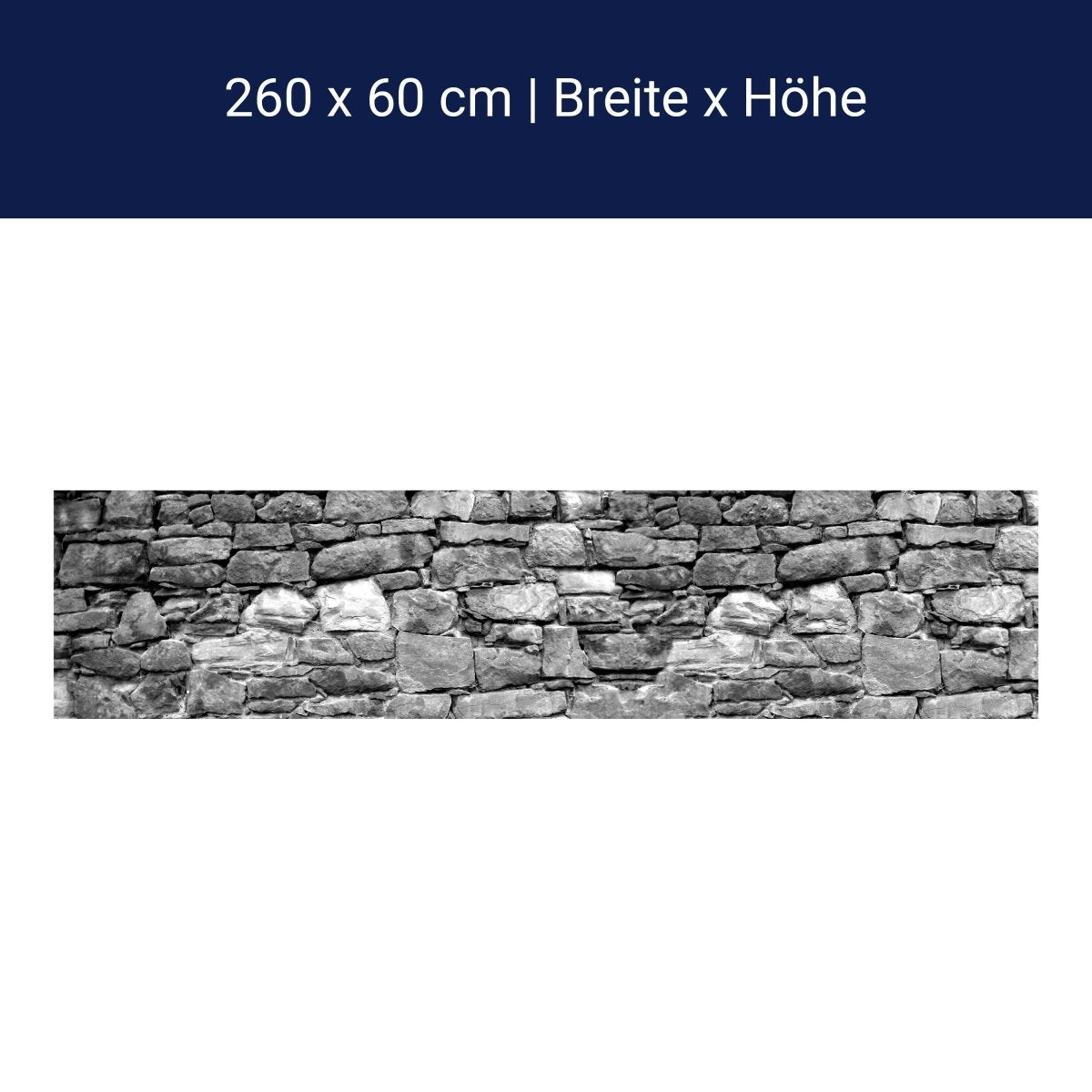 Küchenrückwand Natursteinmaur Grau M0034 Küchenrückwand Natursteinmaur Grau M0034