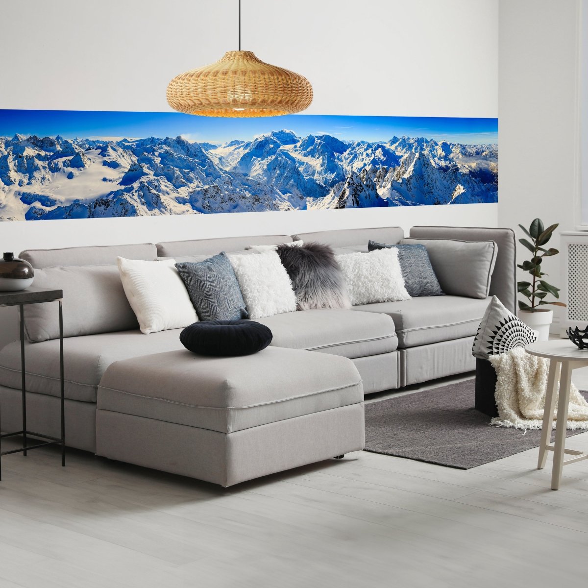 Panorama-Fototapete Schweizer Alpen M0035 - Bild 1 Panorama-Fototapete Schweizer Alpen M0035 - Bild 1