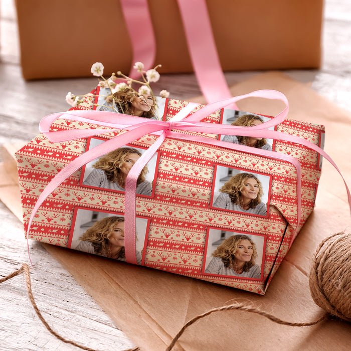 Geschenkpapier personalisiert Geschenkpapier Rentier Foto M0037 - Bild 3 Geschenkpapier personalisiert Geschenkpapier Rentier Foto M0037 - Bild 3