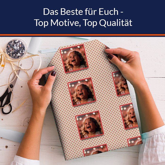 Geschenkpapier personalisiert Geschenkpapier Punkte Foto M0038 - Bild 5 Geschenkpapier personalisiert Geschenkpapier Punkte Foto M0038 - Bild 5