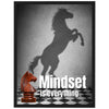 Poster Mindset is everything, Pferd M0038