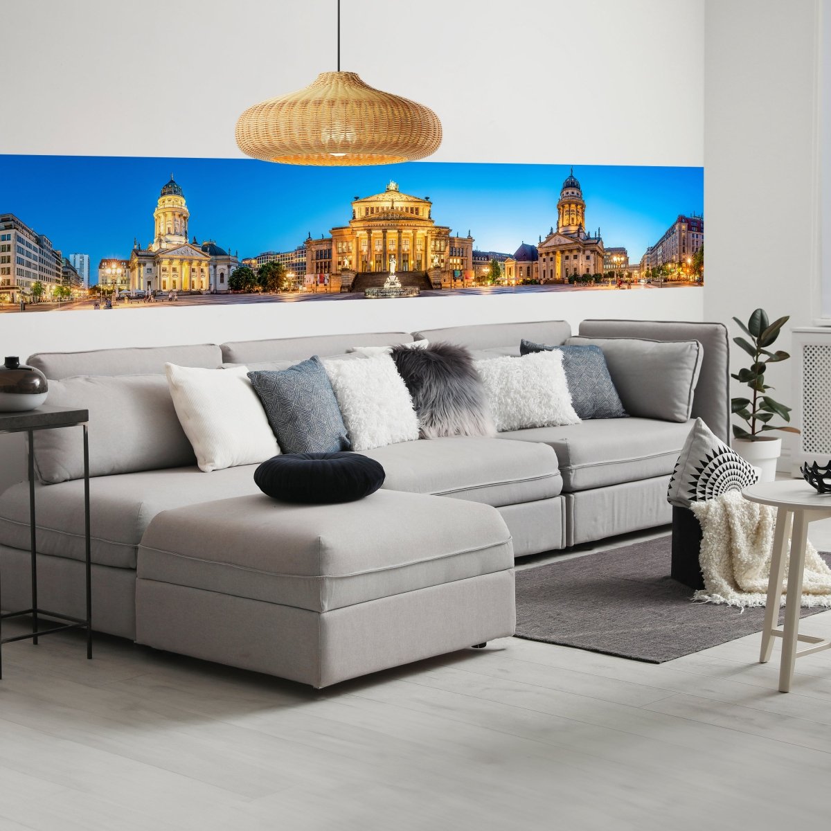 Panorama-Fototapete Gendarmenmarkt in Berlin M0040 - Bild 1 Panorama-Fototapete Gendarmenmarkt in Berlin M0040 - Bild 1