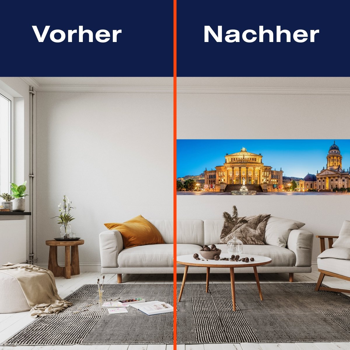 Panorama-Fototapete Gendarmenmarkt in Berlin M0040 - Bild 3 Panorama-Fototapete Gendarmenmarkt in Berlin M0040 - Bild 3