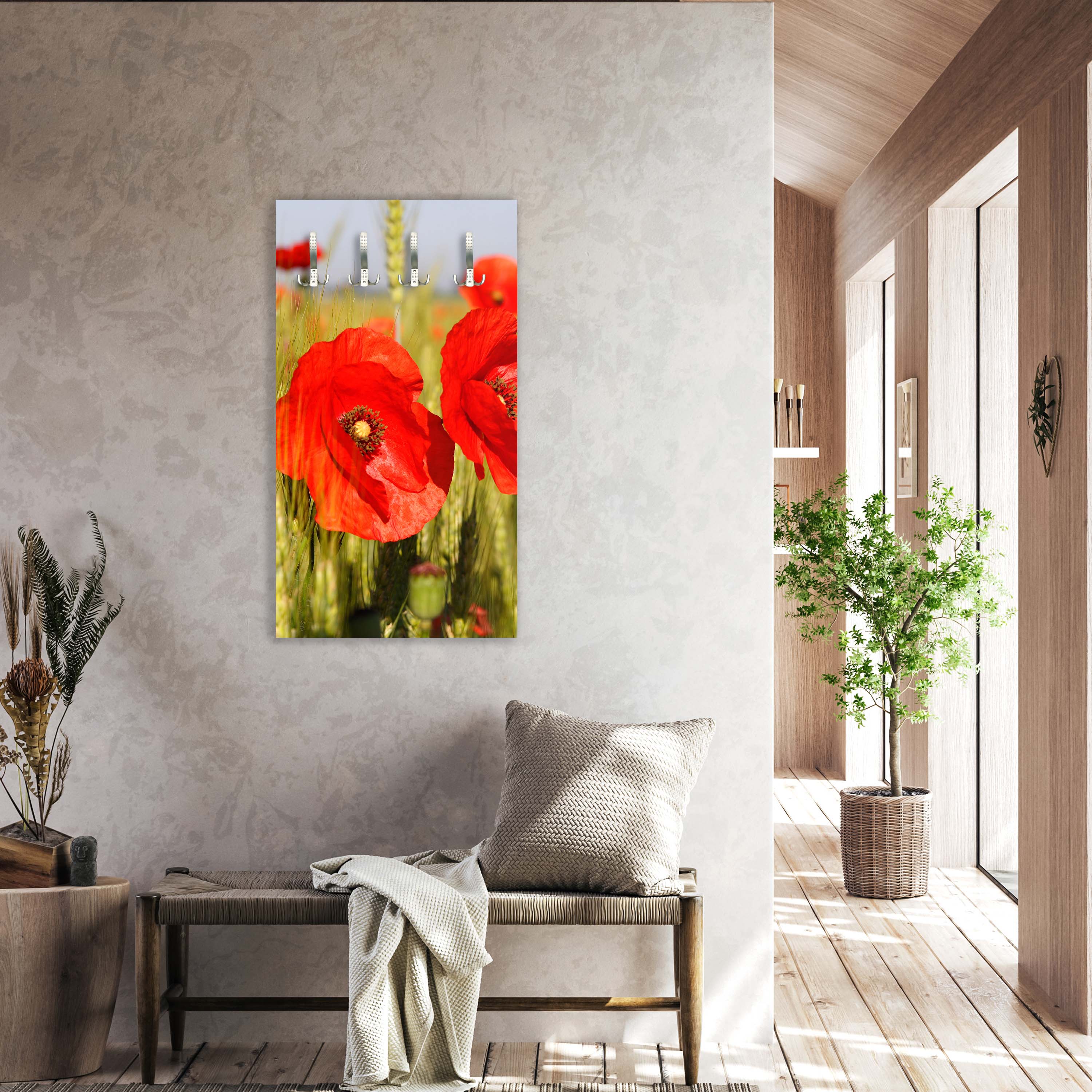 Garderobe Mohnblumen M0041 entdecken - Bild 5 Garderobe Mohnblumen M0041 entdecken - Bild 5