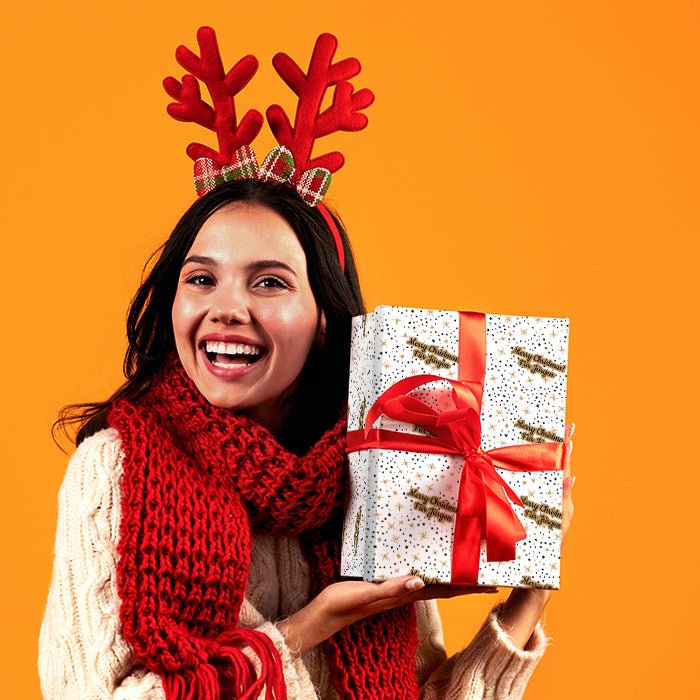 Geschenkpapier personalisiert Geschenkpapier Weihnachten Sterne Text M0043 - Bild 2 Geschenkpapier personalisiert Geschenkpapier Weihnachten Sterne Text M0043 - Bild 2