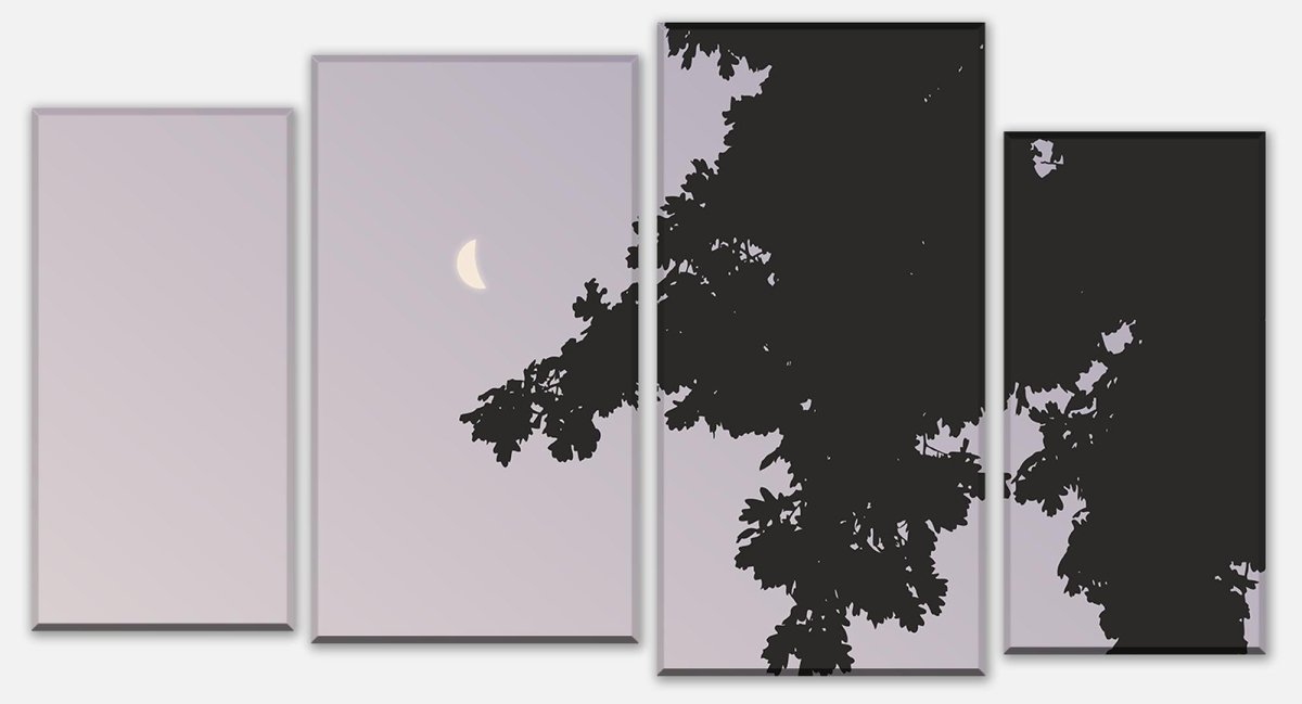 Leinwandbild Mehrteiler Schatten der Nacht M0043 Leinwandbild Mehrteiler Schatten der Nacht M0043